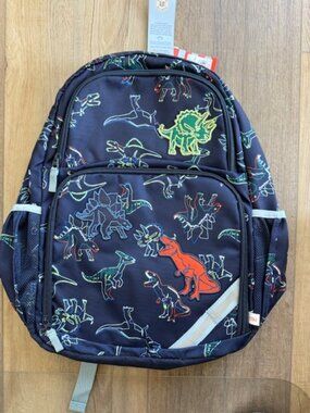 NEW Cat & Jack Dinosaur Backpack Book Bag 17"